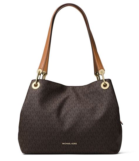 michael kors grey raven bag|Michael Kors shoulder bag.